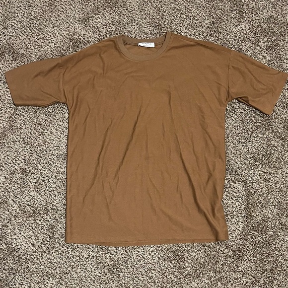 Brown oversized t shirt size small - Picture 1 of 2